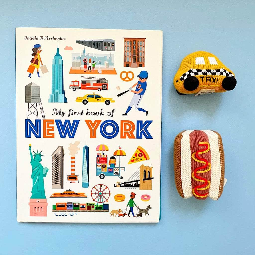 Estella Baby Gift Sets My First Book of New York & Rattle Set