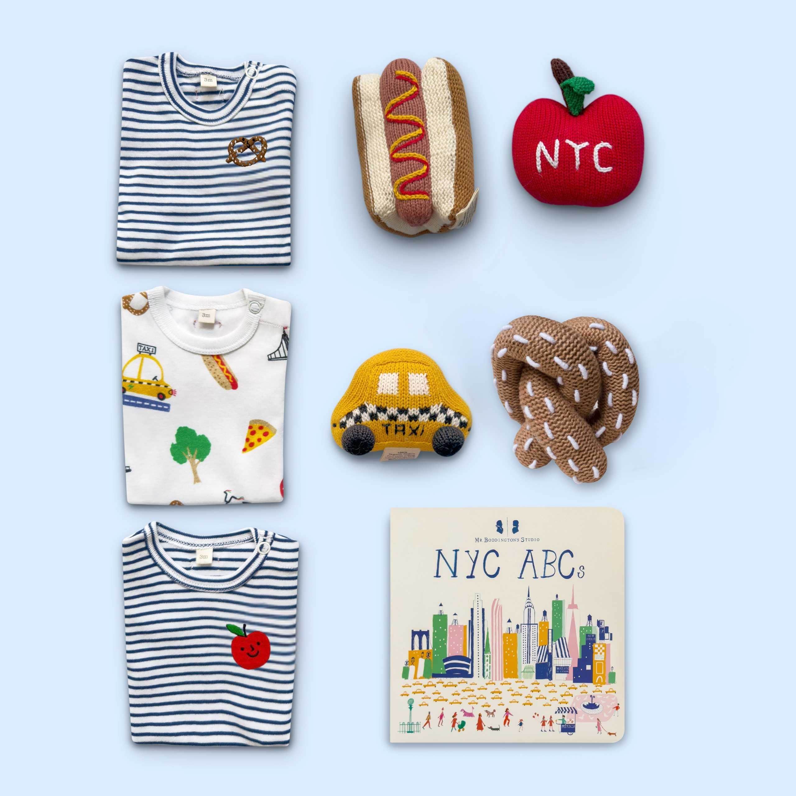 Estella Baby Gift Sets 0-3 M NYC Embroidered Gift Set