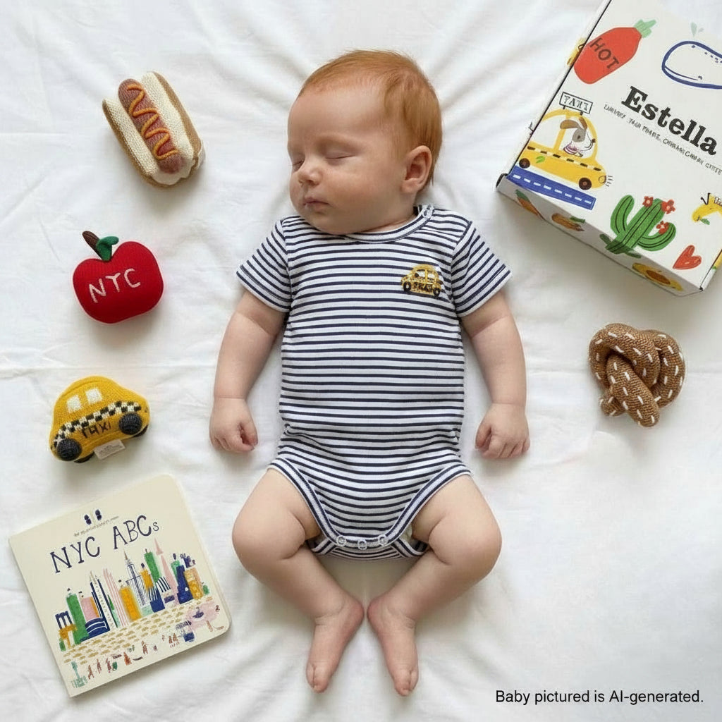 Estella Baby Gift Sets NYC Embroidered Gift Set