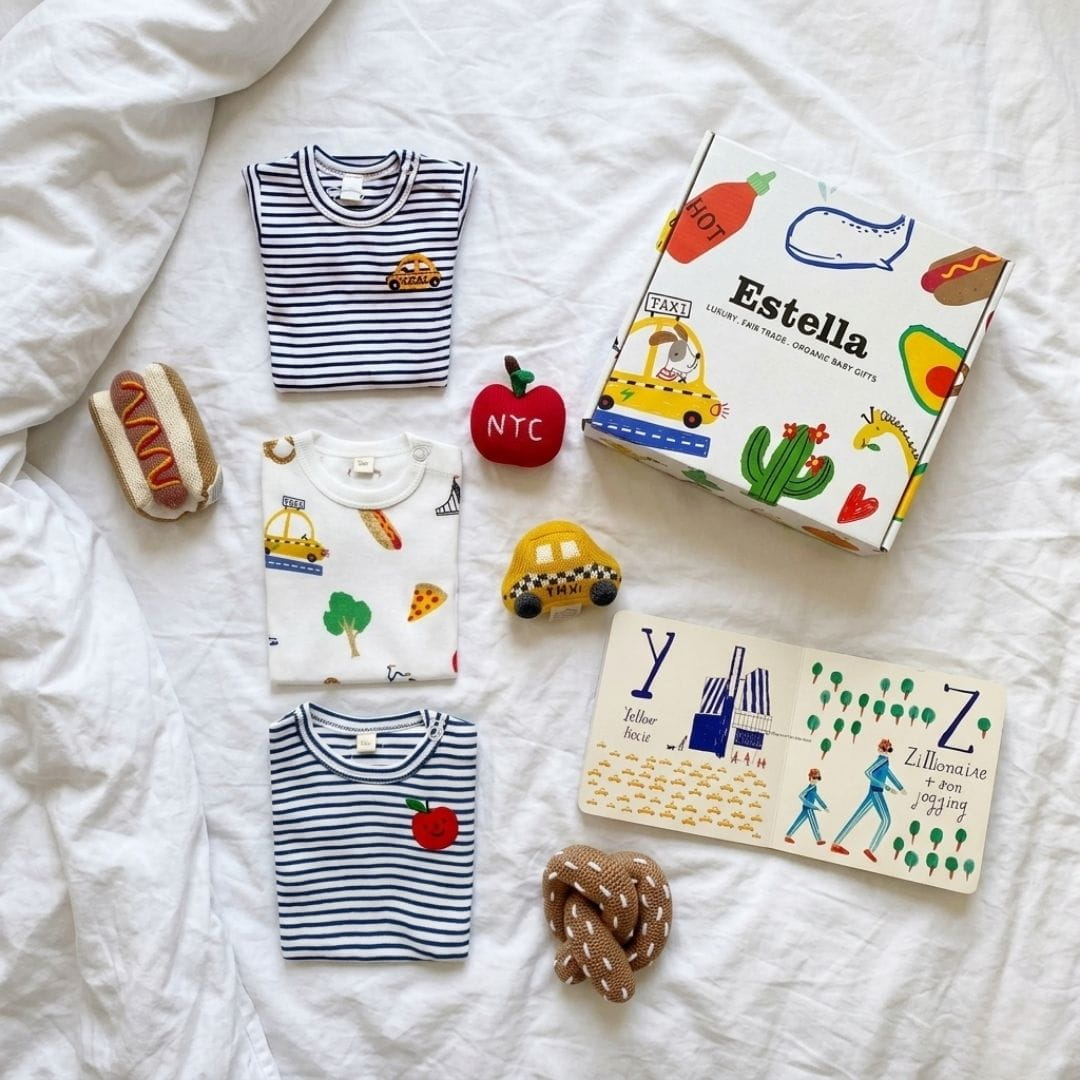 Estella Baby Gift Sets NYC Embroidered Gift Set
