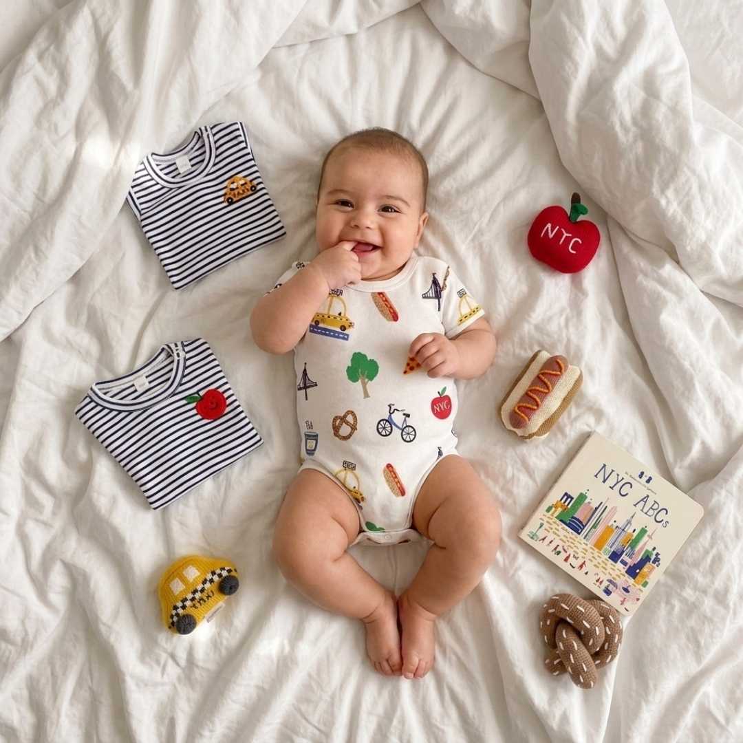 Estella Baby Gift Sets NYC Embroidered Gift Set