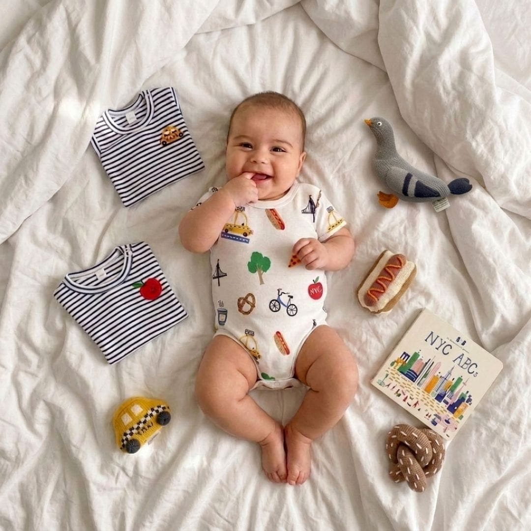 Estella Baby Gift Sets NYC Embroidered Gift Set