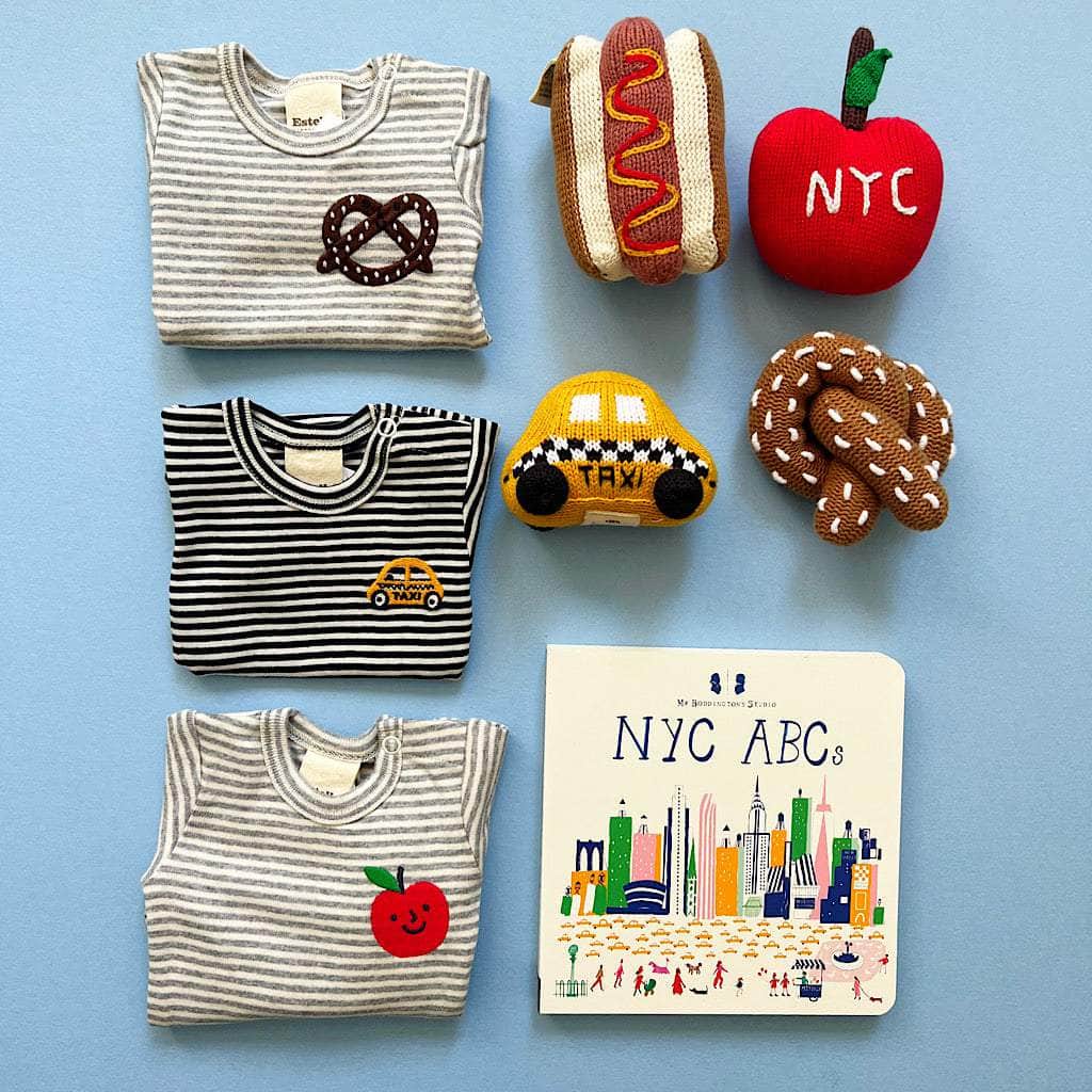 NYC Organic Baby Gift Set-Embroidery - {{variant_option_1}}