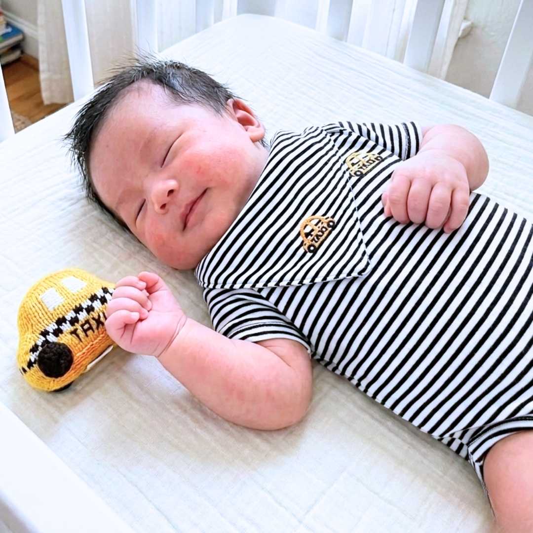 Estella Baby Gift Sets NYC Taxi Bodysuit Stripe Gift Set