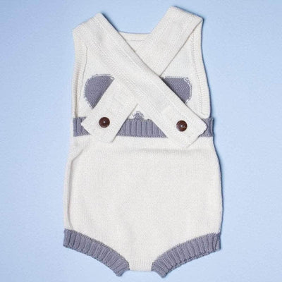 Organic Cotton Baby Gift Set - Elephant Baby Rattle, Organic Baby Romper & Bonnet Hat - {{variant_option_1}}