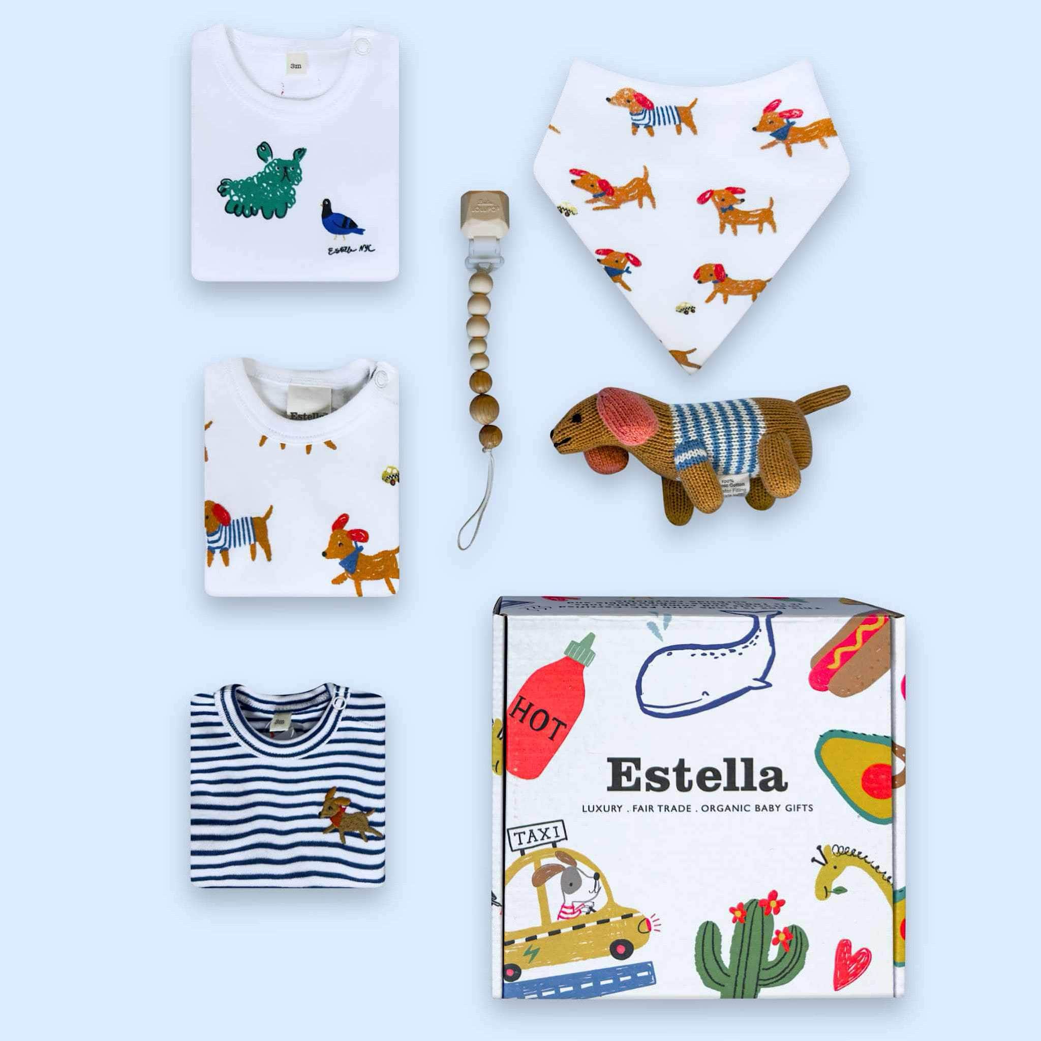 Estella Baby Gift Sets 0-3 M Puppy Tails Set