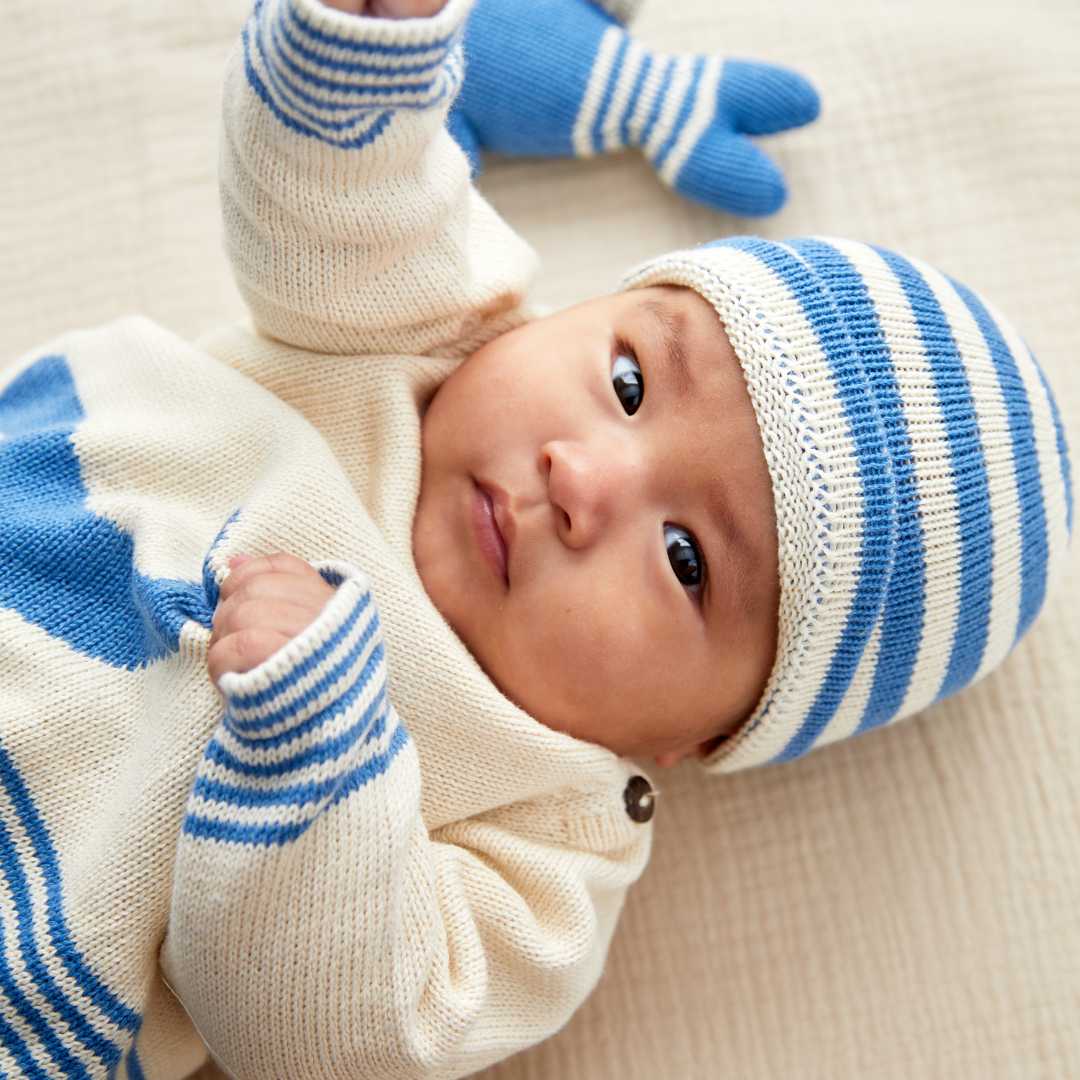 Estella Baby Gowns Whale Knitted Baby Gown