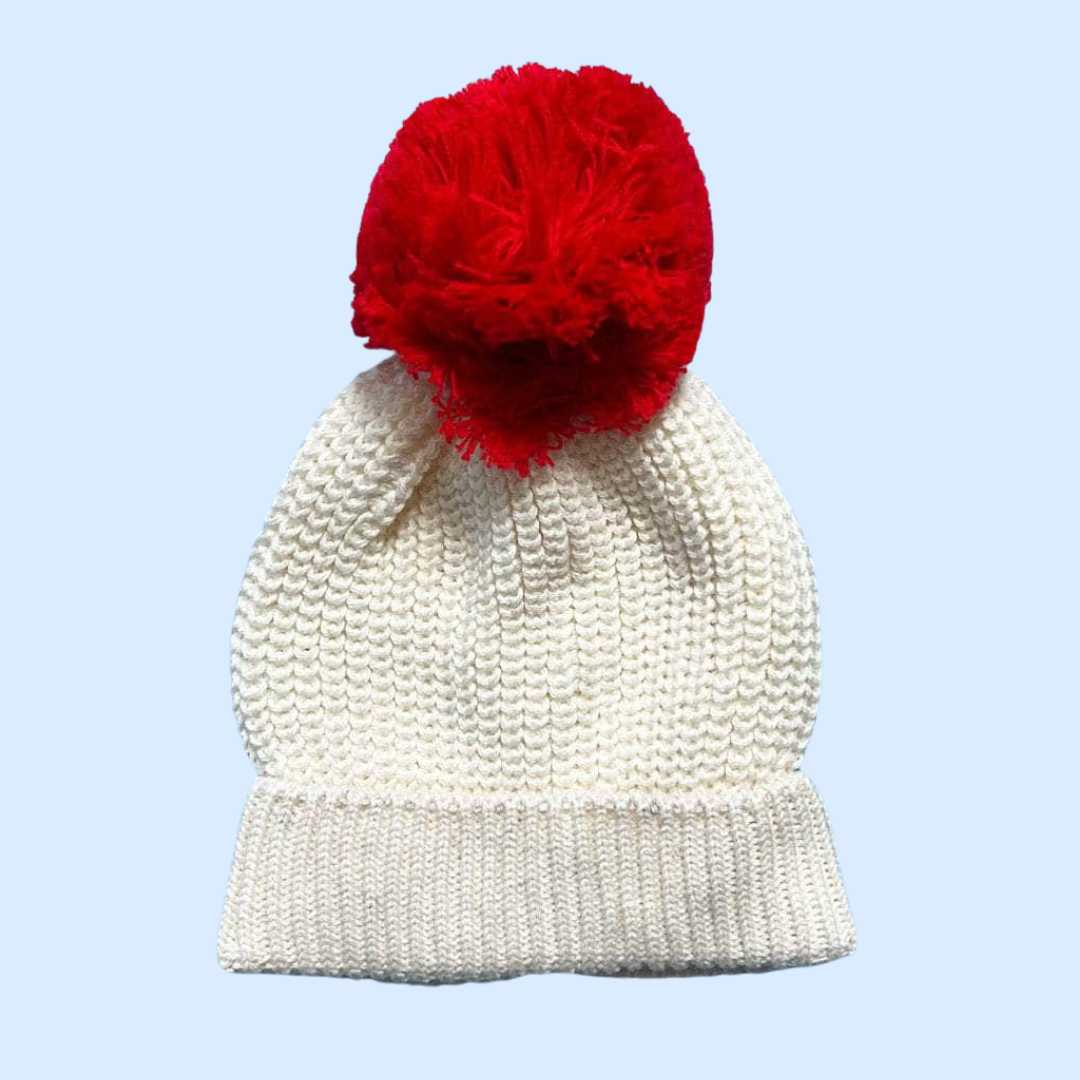 Estella Baby Hats White / 0-6 M Chunky Knit Hats