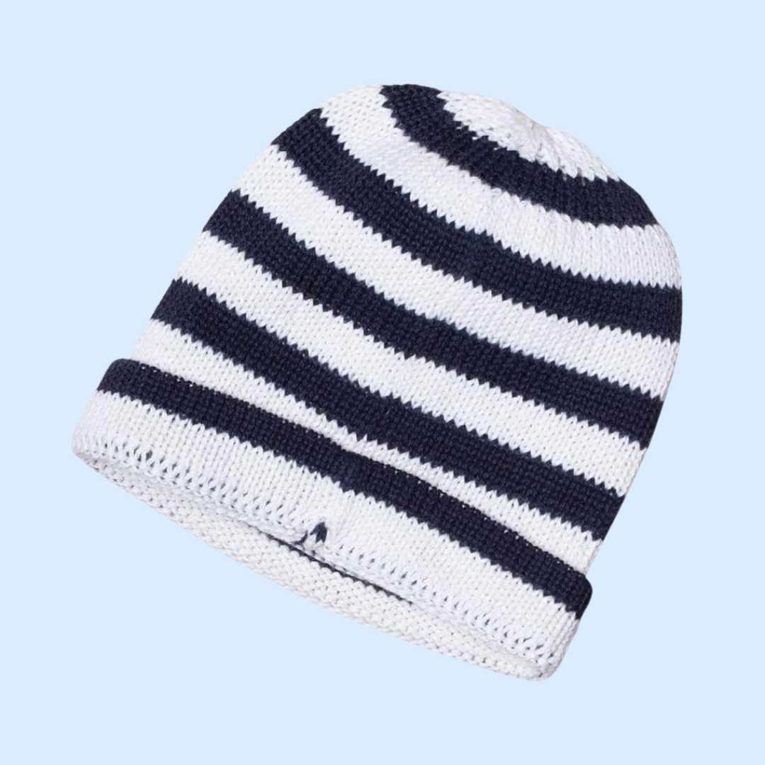 Estella Baby Hats Black / 0-6 M Stripe Hats