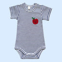NYC Apple Embroidered Baby Bodysuit