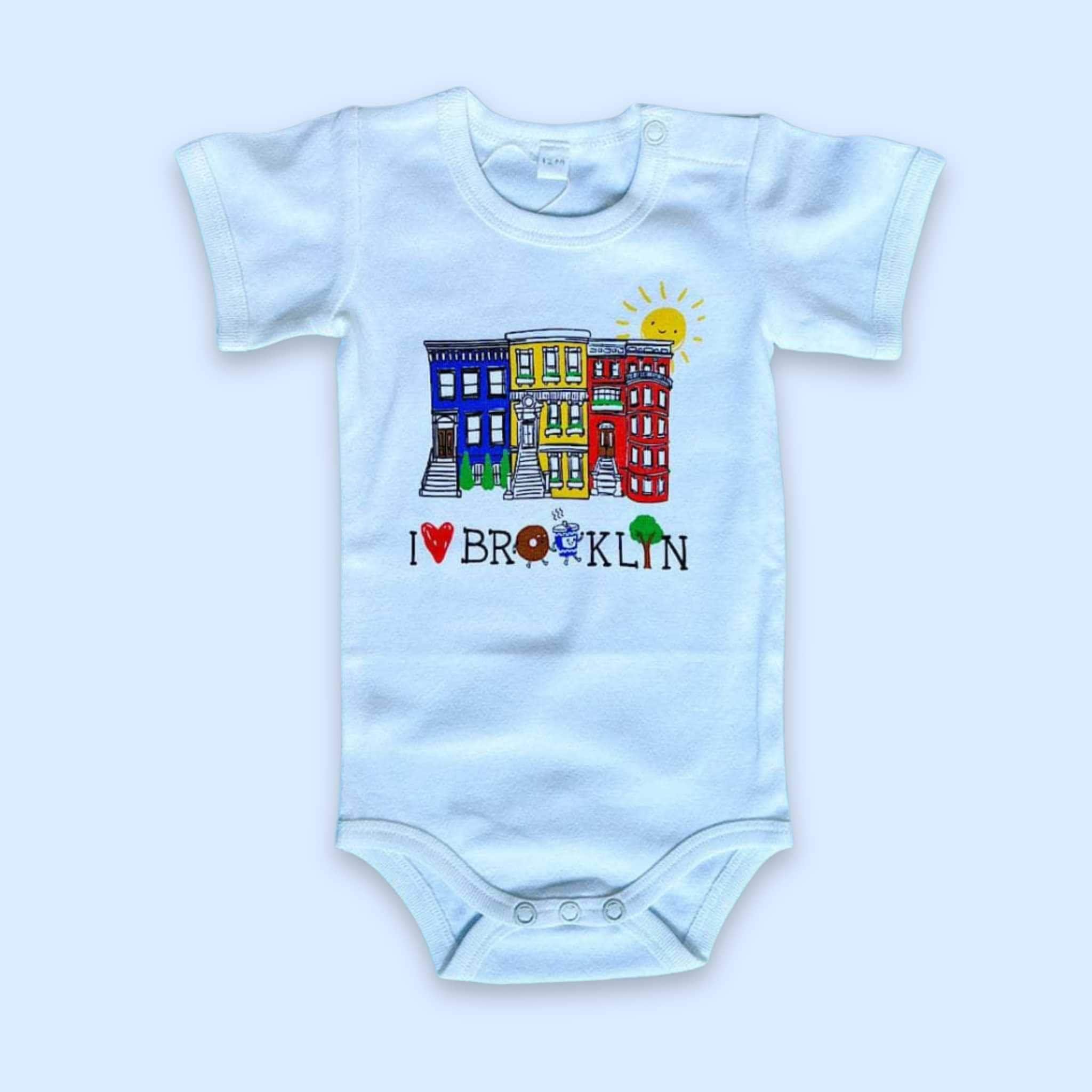 Estella Baby One-Pieces 0-3 M Brooklyn Brownstone Bodysuit