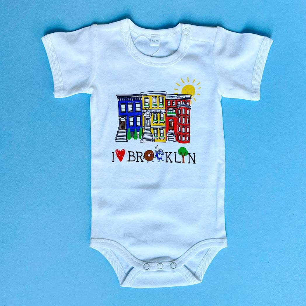 Estella Baby One-Pieces 0-3 M Brooklyn Brownstone Bodysuit