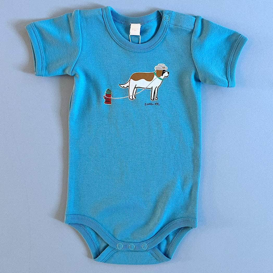 Dog Themed Organic Onesies Estella