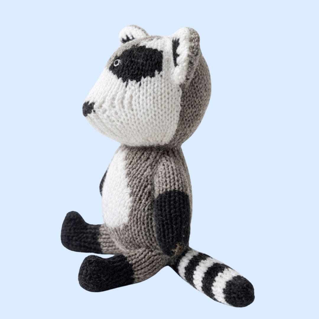 Estella Baby Toys George the Organic Raccoon Rattle