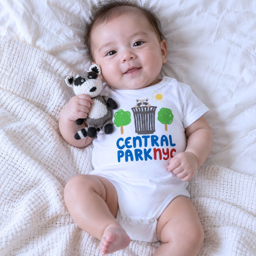 Estella Baby Toys George the Organic Raccoon Rattle