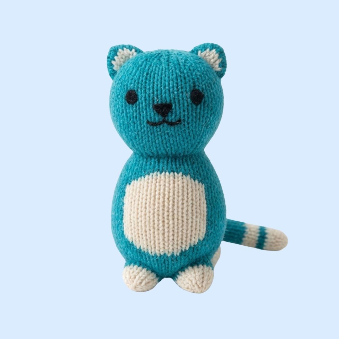 Estella Baby Toys Gerald the Organic Cat Rattle