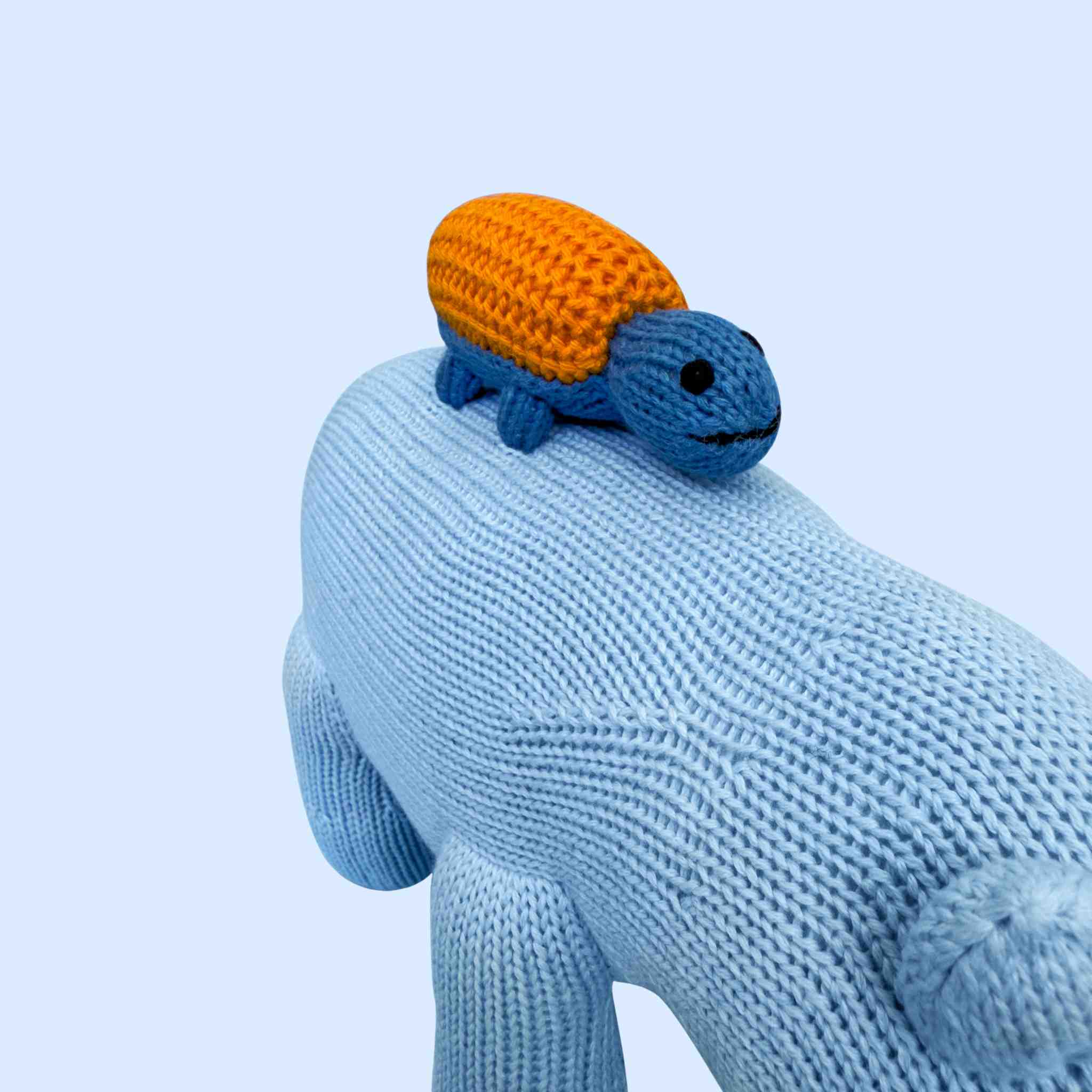 Estella Baby Toys Blue Hippo Plush Toy