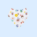 Brunch ABC Print Baby Bib
