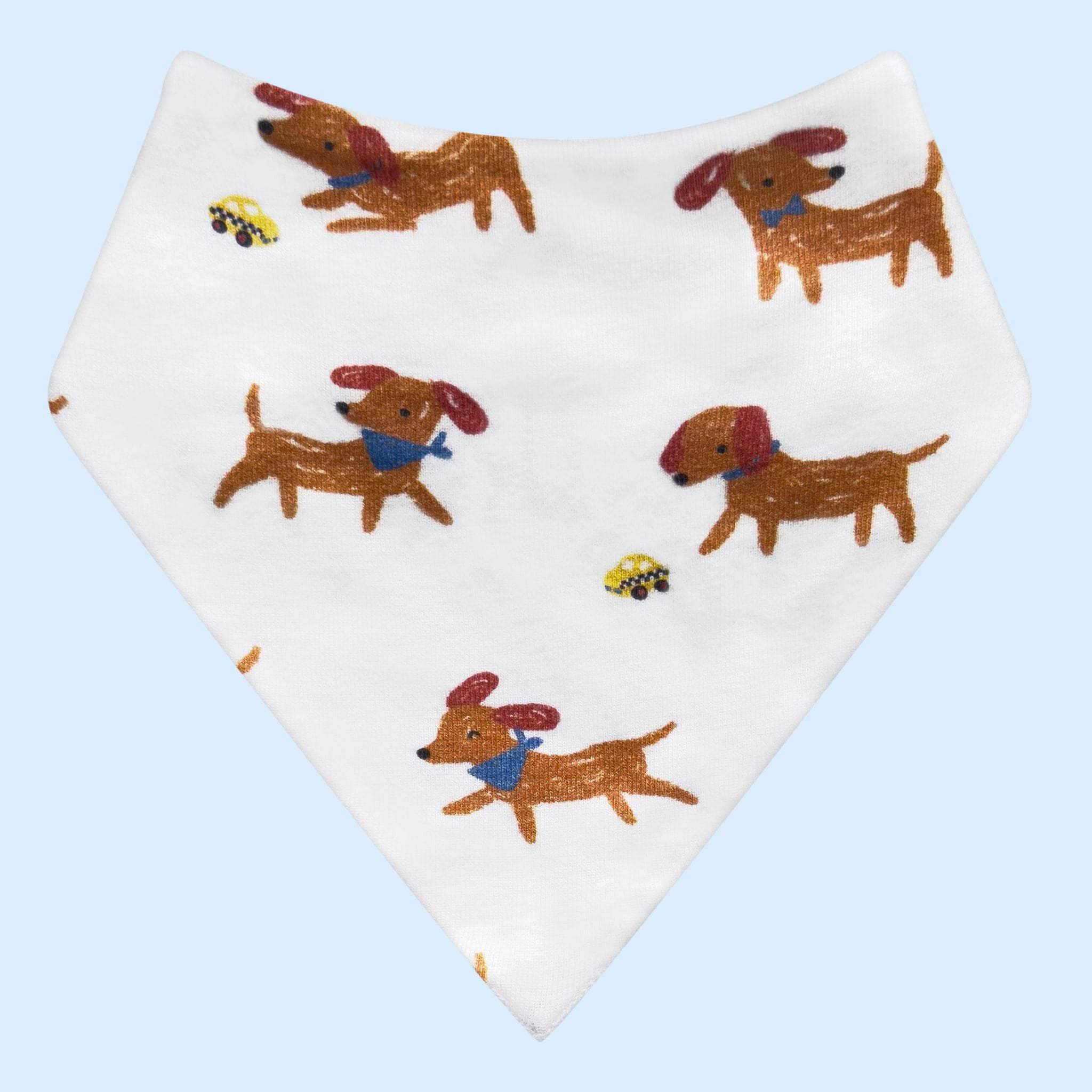 Estella Bibs Dogs Print Bib