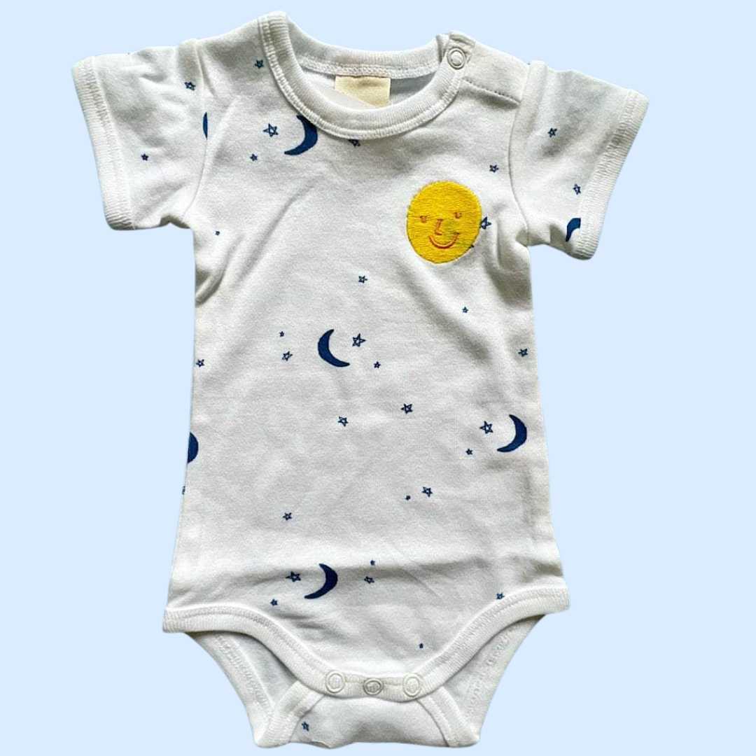 Estella Bodysuits Navy / 0-3 M Moon & Stars Bodysuit