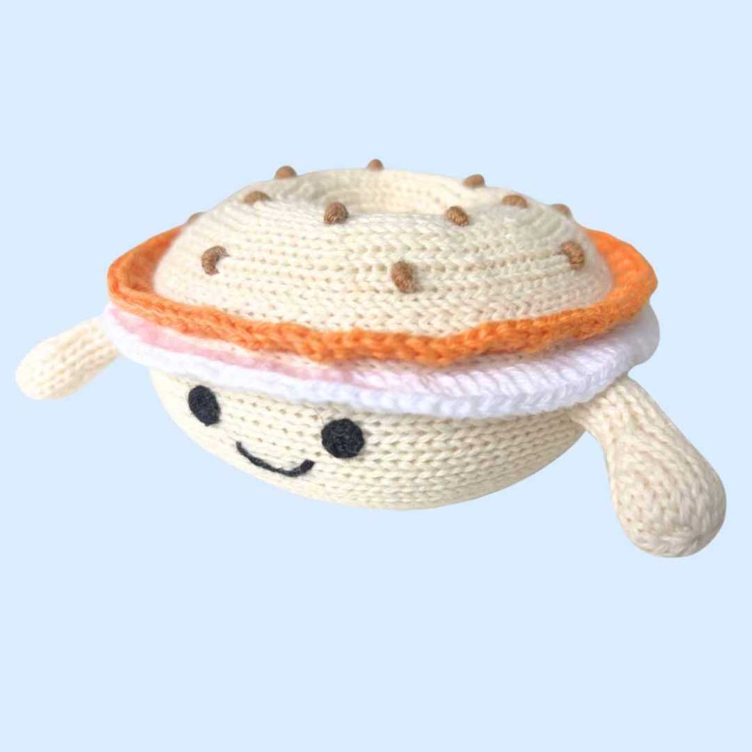 Estella Food Rattles Bagel Rattle