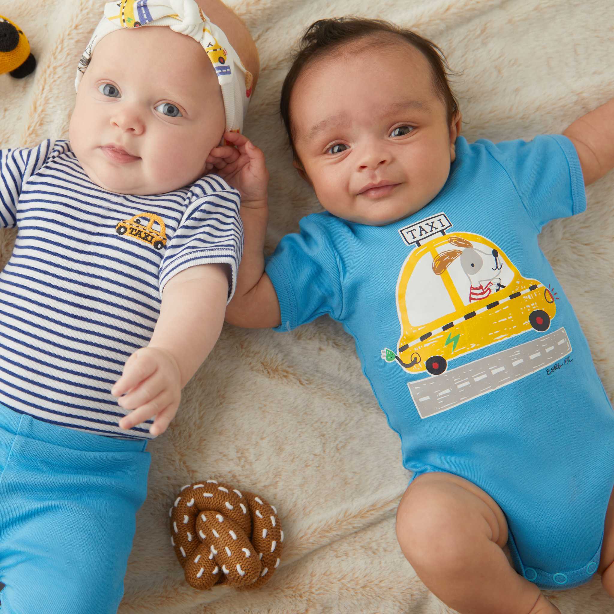 Estella Food Rattles Brown Pretzel Rattle