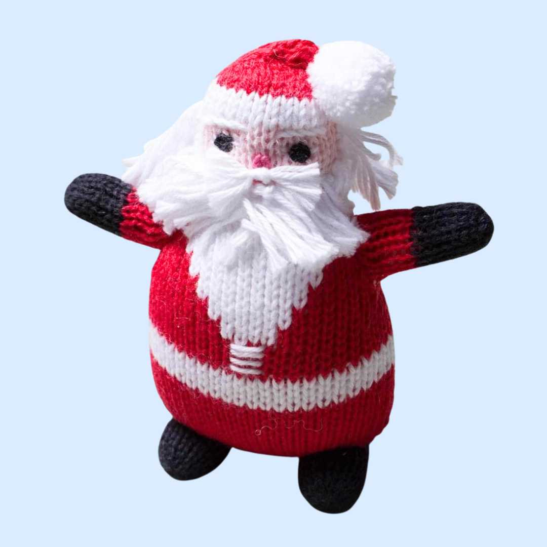 Estella Holiday Rattles Santa Rattle