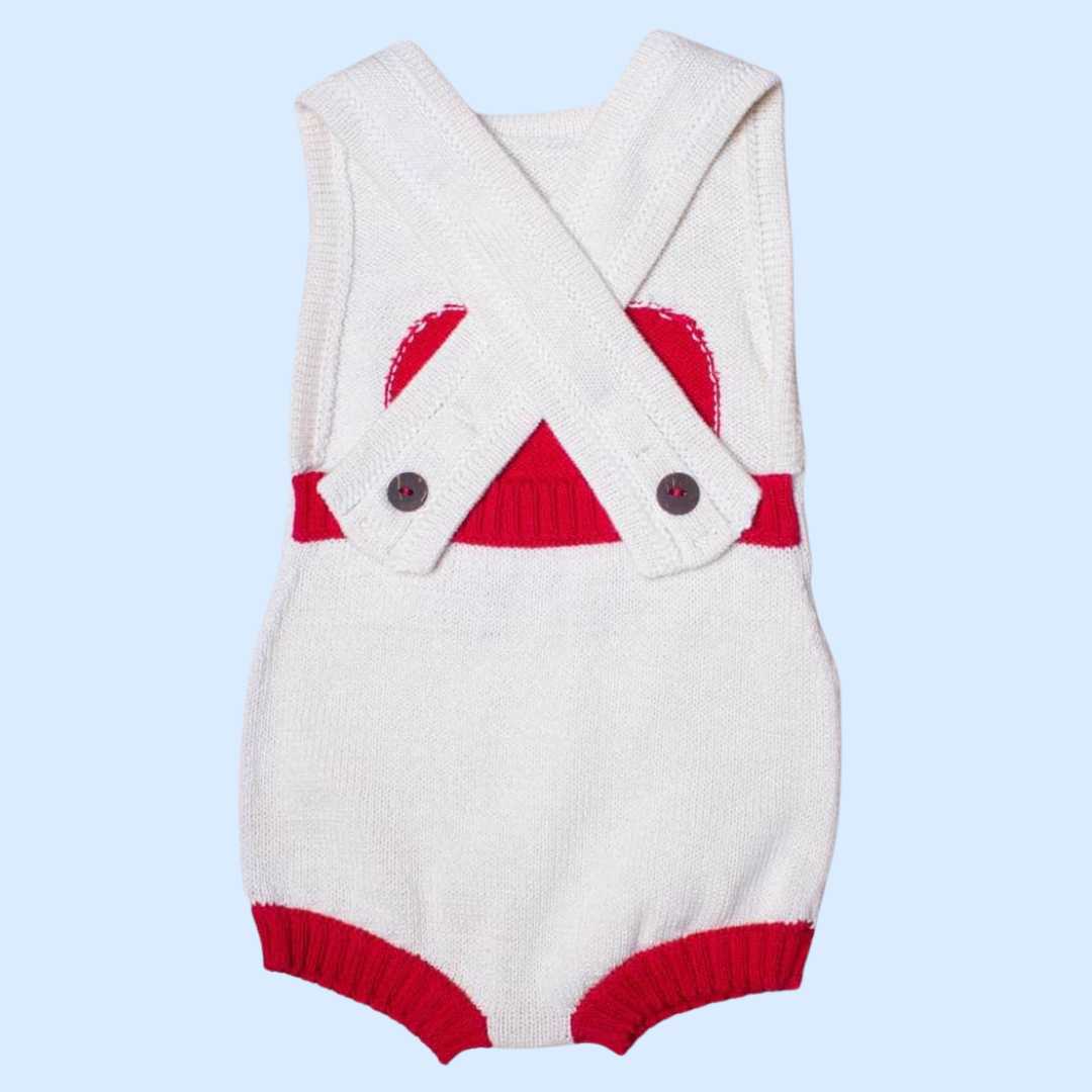Estella Knitted Onesie Apple Knitted Bodysuit