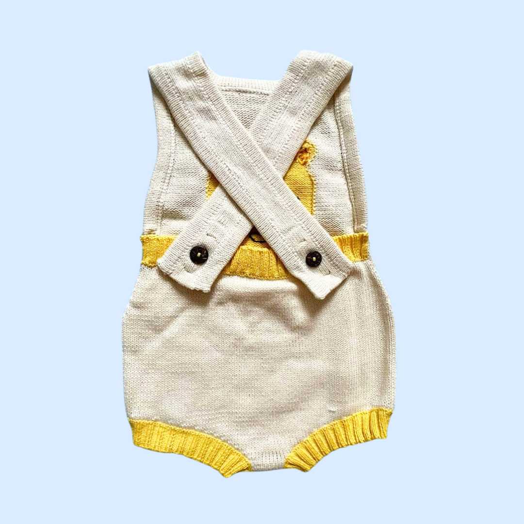 Estella Knitted Onesie Lion Knitted Bodysuit