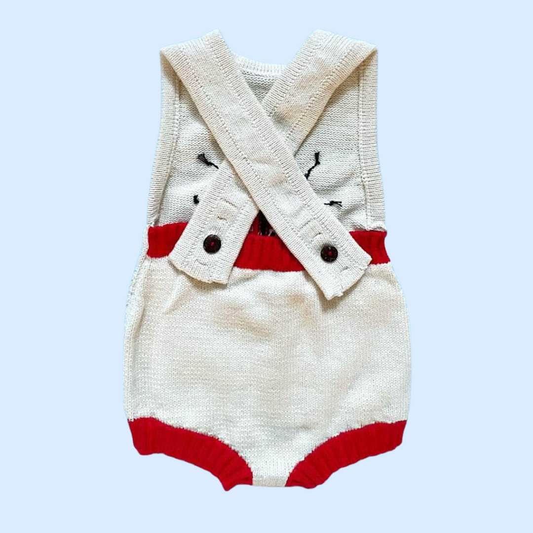 Estella Knitted Onesie Love Bug Knitted Bodysuit