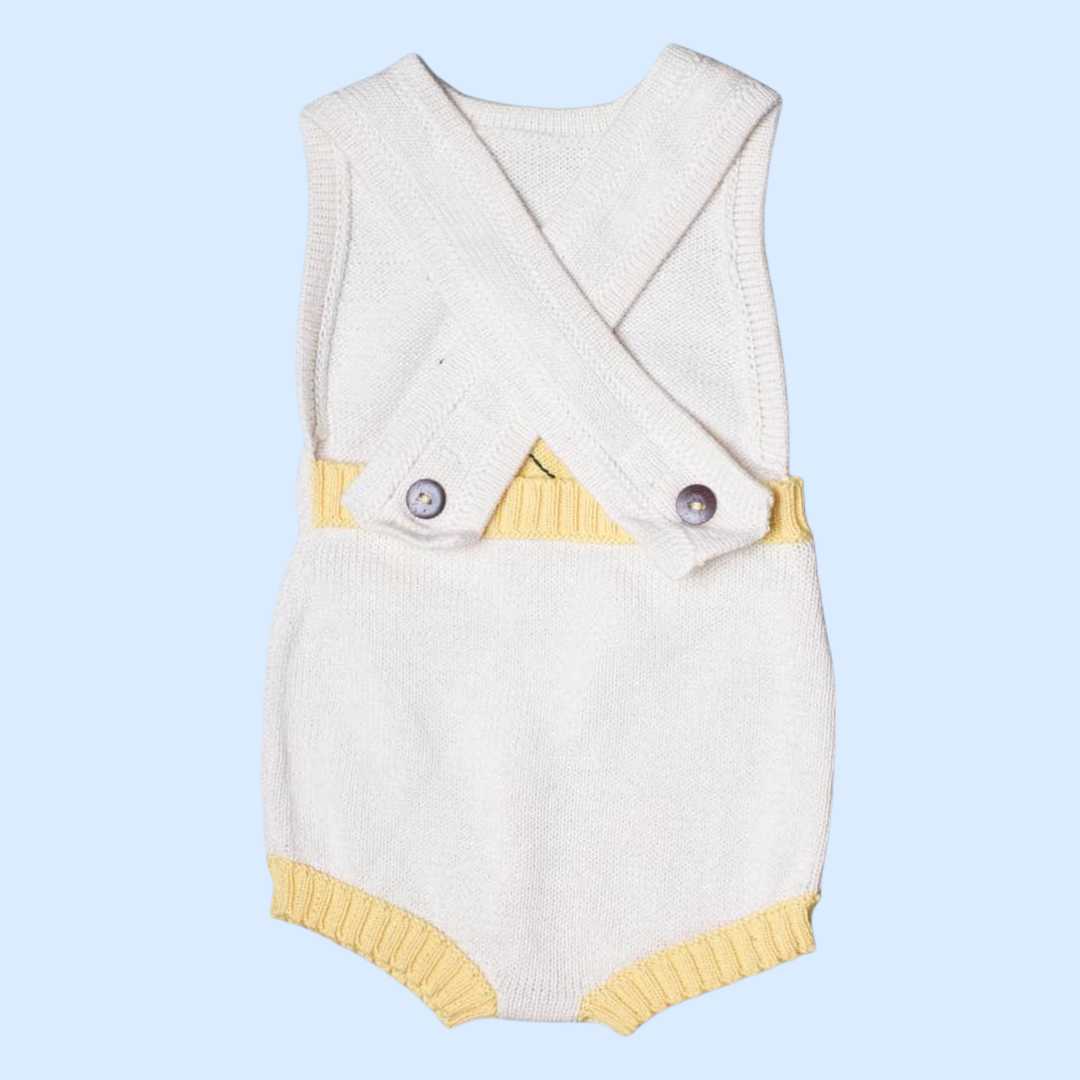 Estella Knitted Onesie 0-6 M Pineapple Knitted Bodysuit