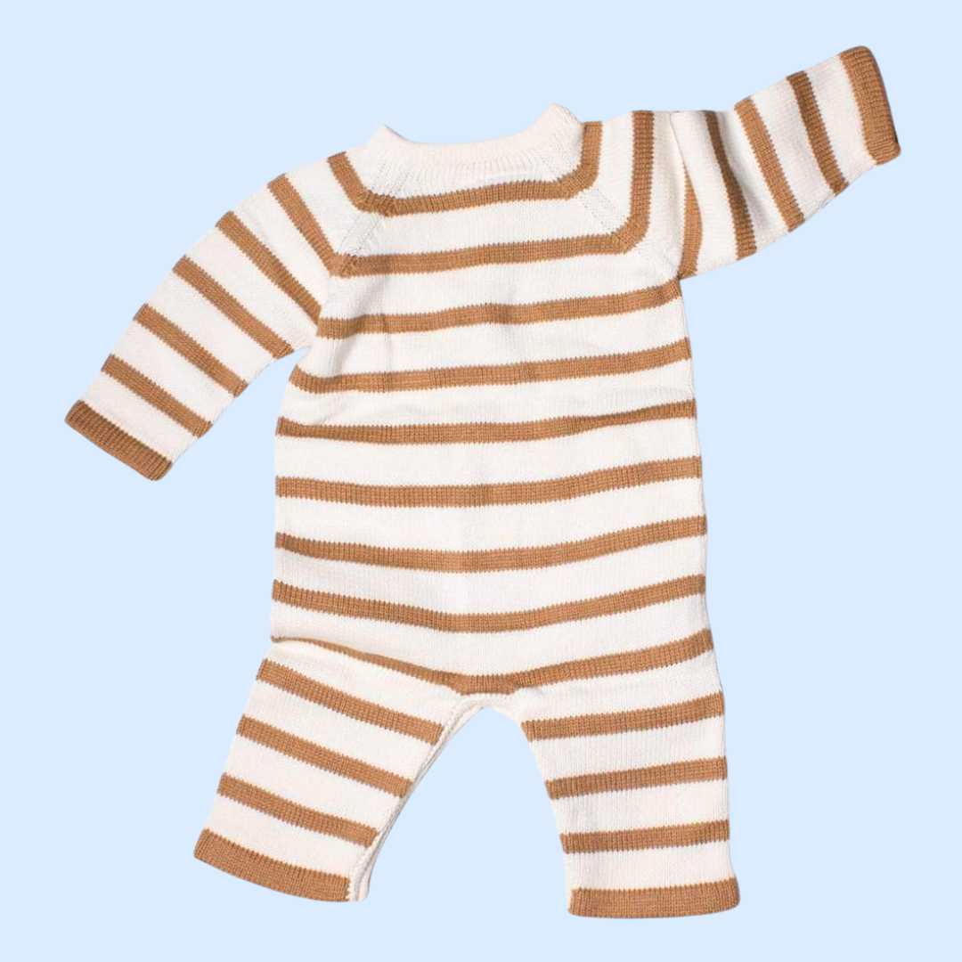 Estella Knitted Romper Stripes Knitted Romper