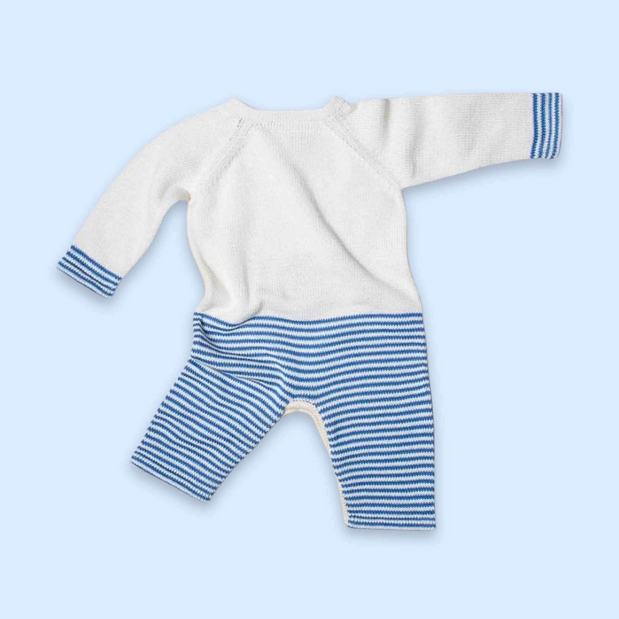 Estella Baby Clothes Organic Whale Knitted Romper