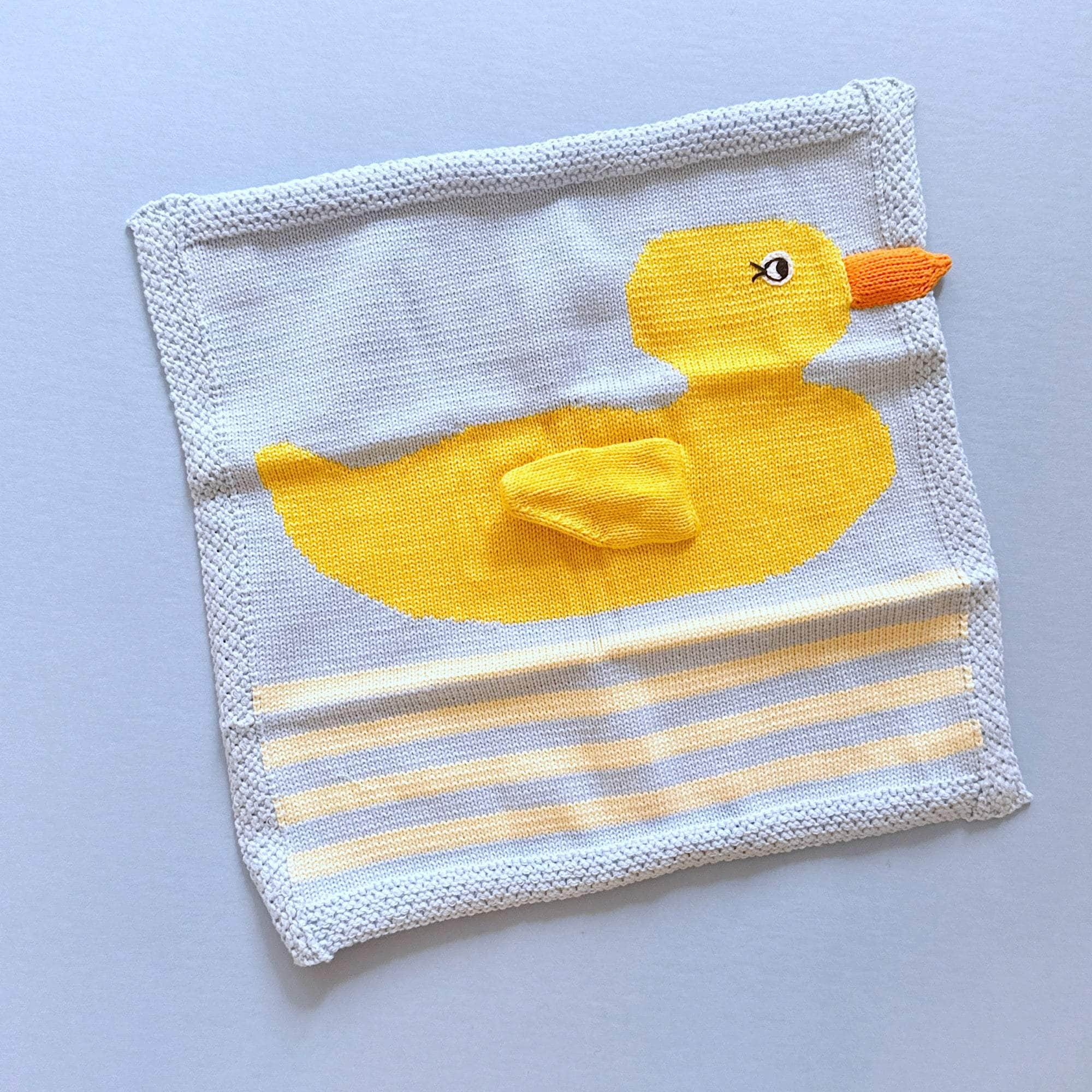 Estella Loveys, Blankets & Accessories Duck Baby Soother | 14" x 14"