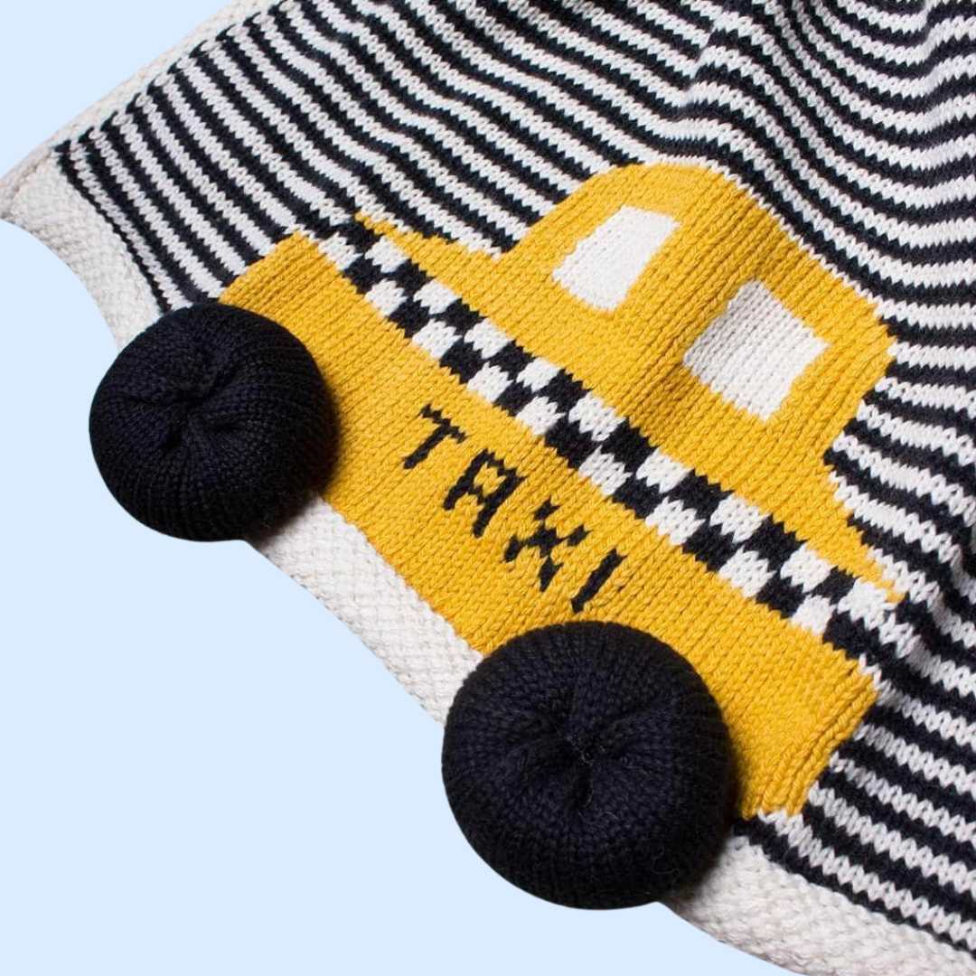 Estella Loveys, Blankets & Accessories Taxi Security Blanket  | 14" x 14"