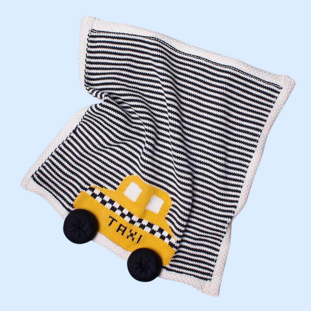Estella Loveys, Blankets & Accessories Taxi Security Blanket  | 14" x 14"