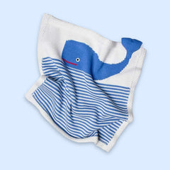Whale Lovey Security Blanket
