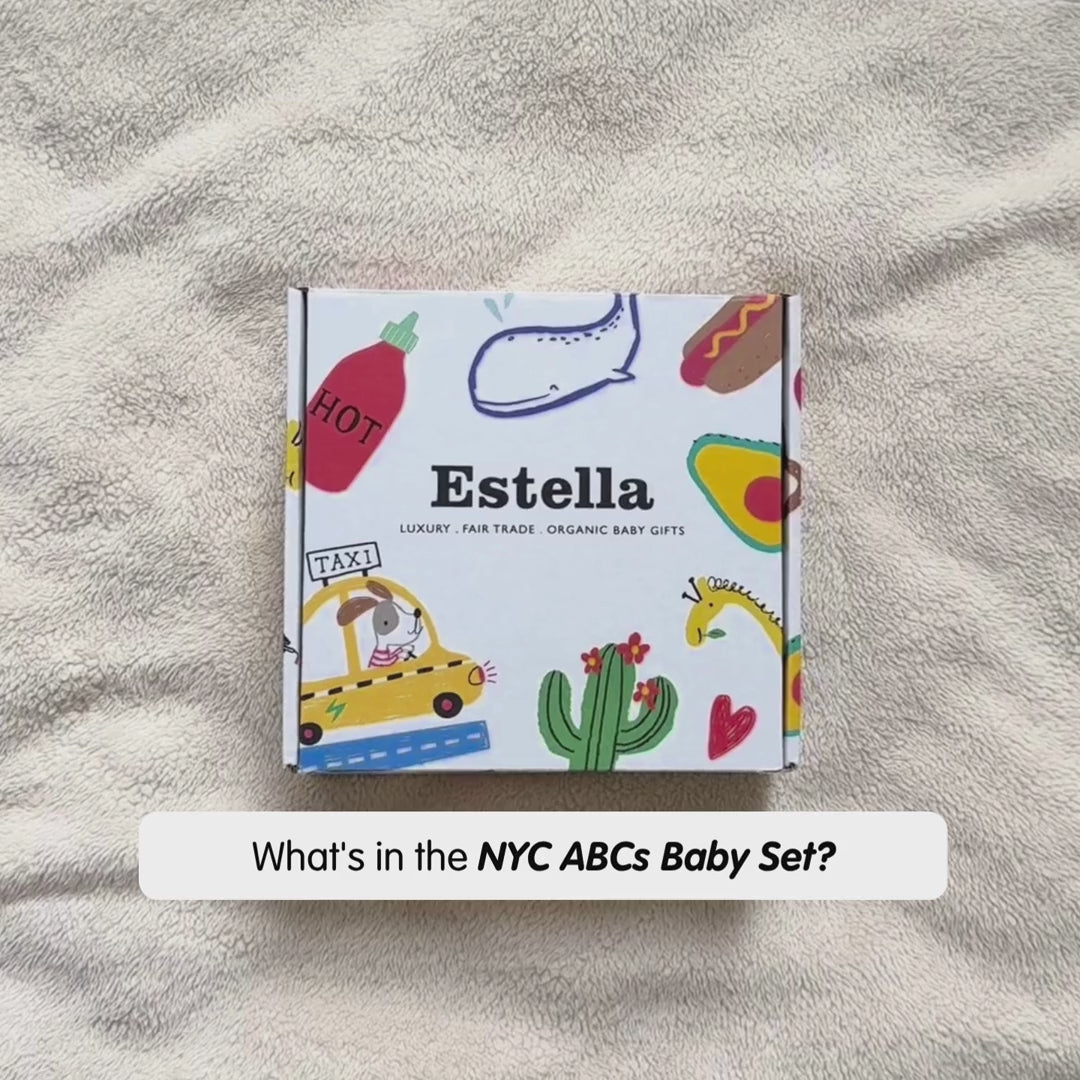 Estella Baby Gift Sets Organic NYC ABCs Baby Set