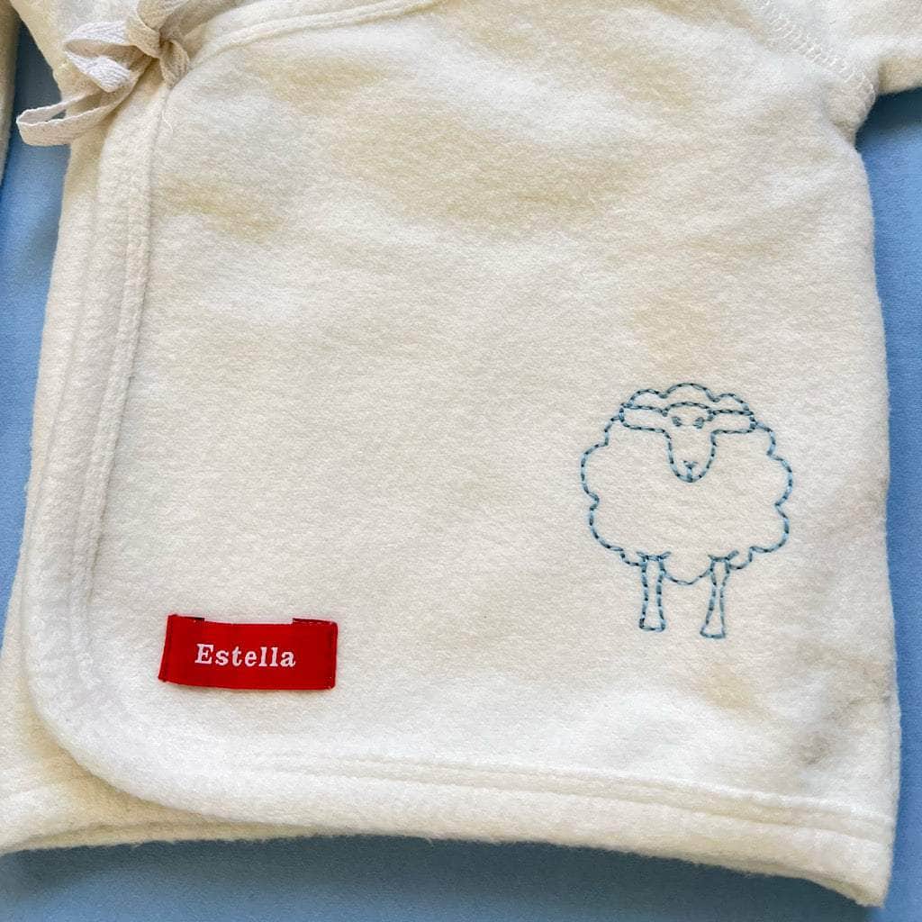 Sheep Dreams Kimono Top and Footie Set - {{variant_option_1}}