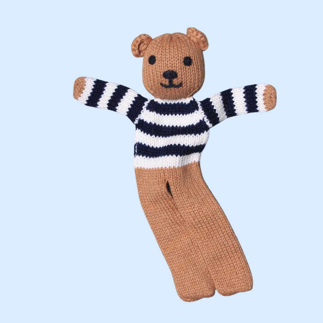 Estella Stuffed Animals Navy Bear Toys | 7.5"