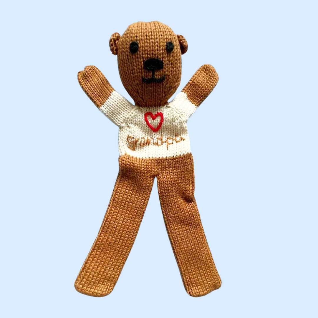 Estella Stuffed Animals Grandpa Grandpa & Grandma Teddy Bear | 7.5" long