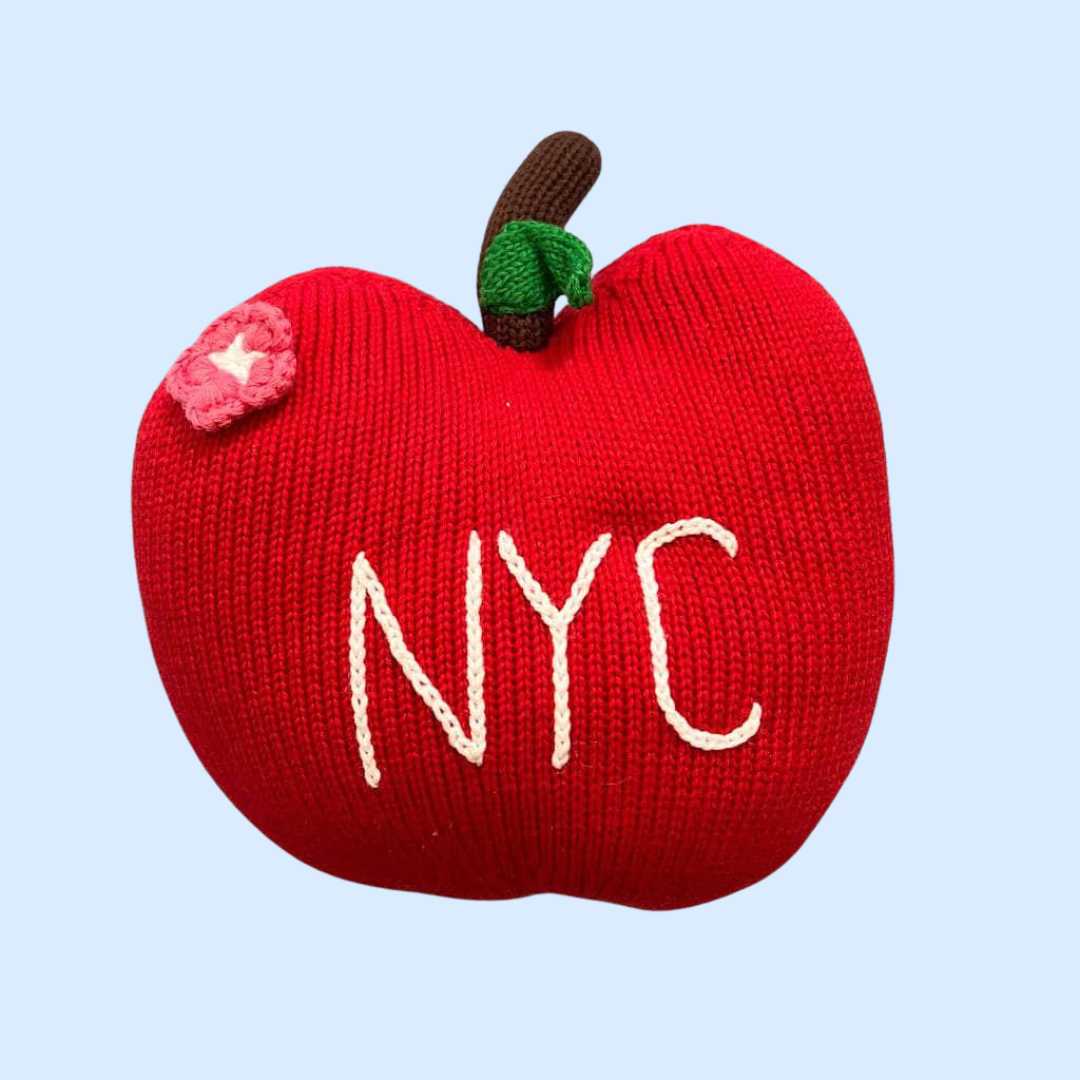 Shop Big Apple Stuffed Toy in Organic Cotton | Estella