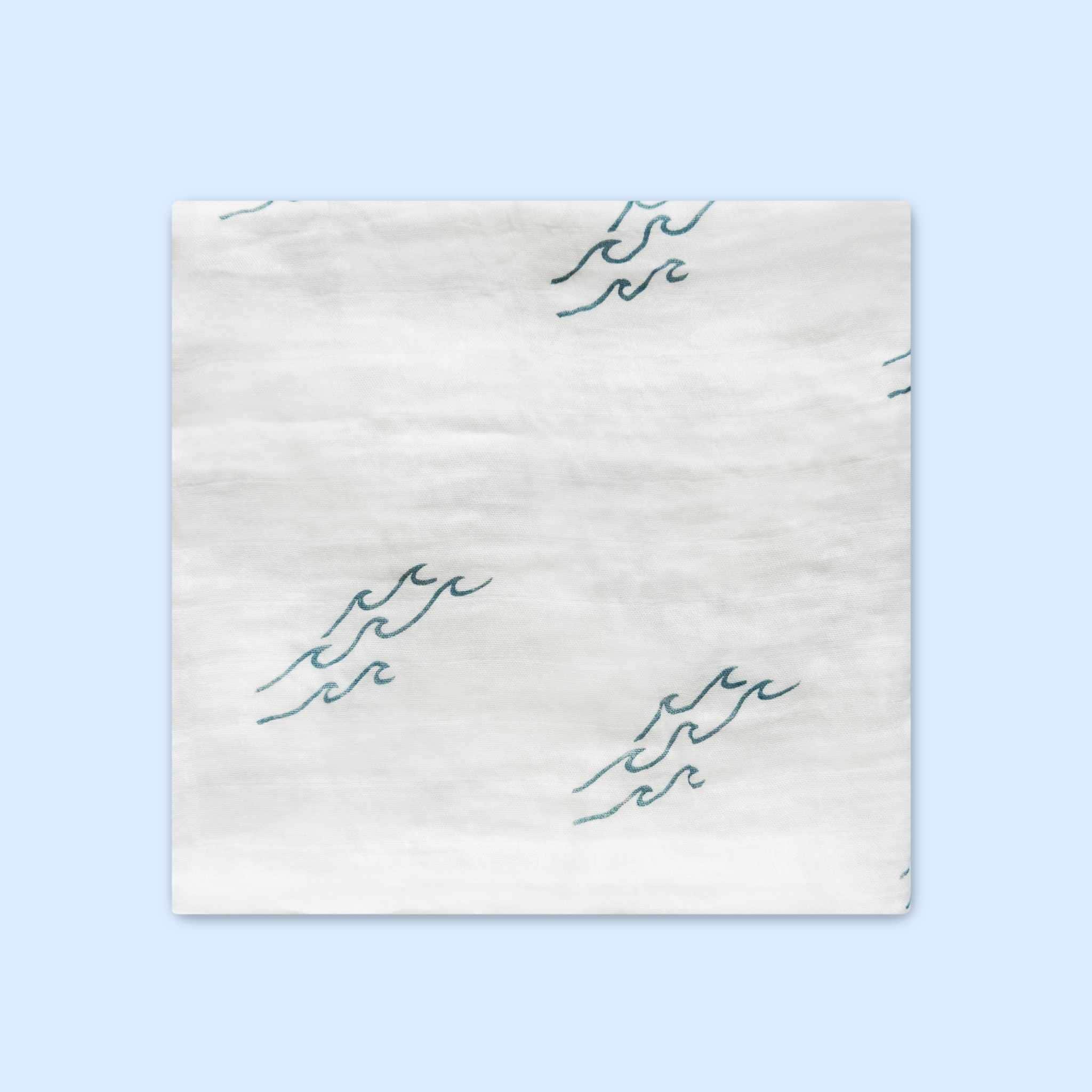 Coca + B Swaddling Blankets Simple Wave Baby Swaddle