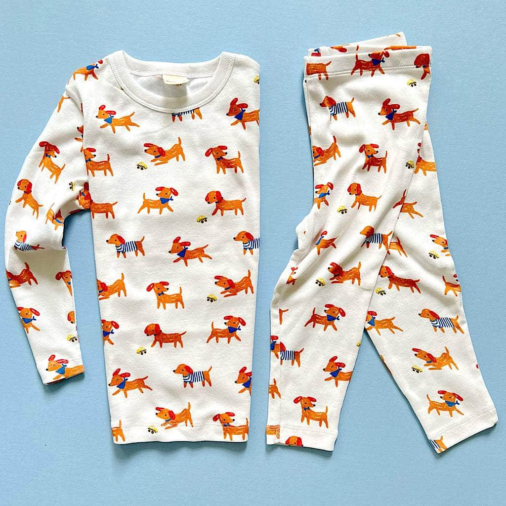 Estella Dog Print Pajamas Set