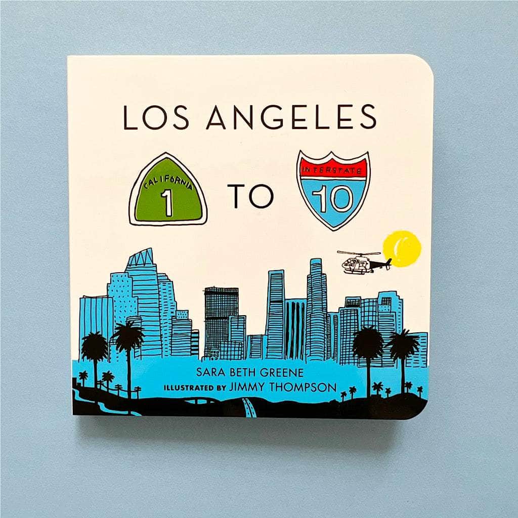 Los Angeles 1 to 10 Baby Board Book - {{variant_option_1}}