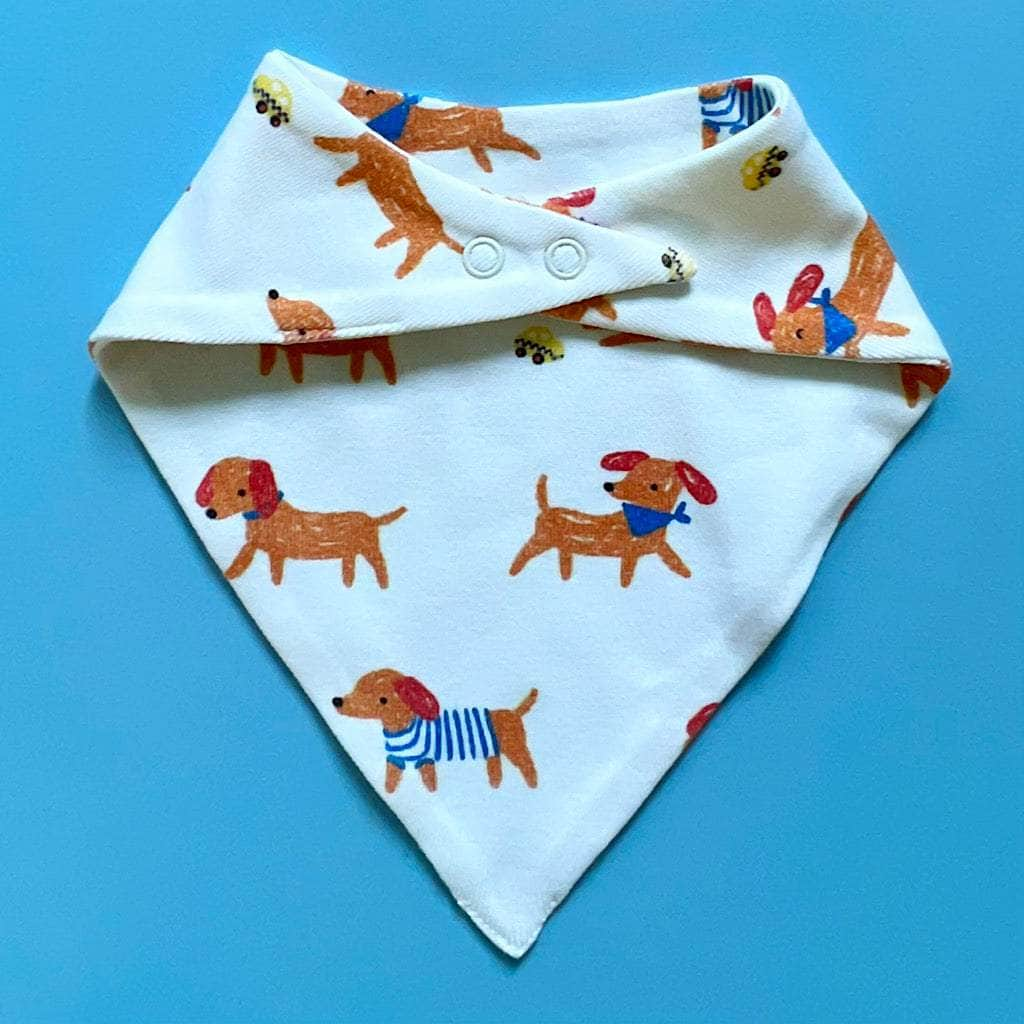 Estella Bibs Dogs Print Bib