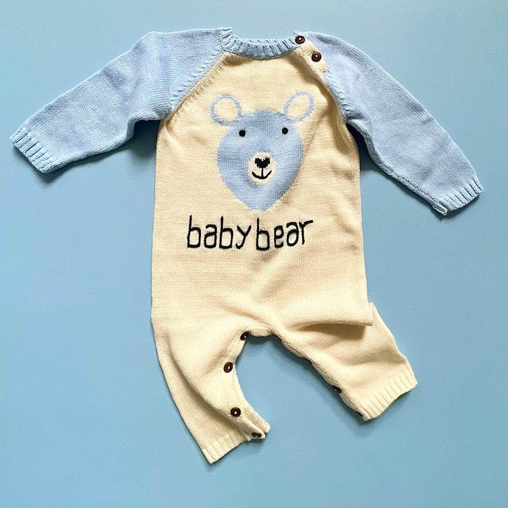Knit Baby Romper-Baby Bear - {{variant_option_1}}