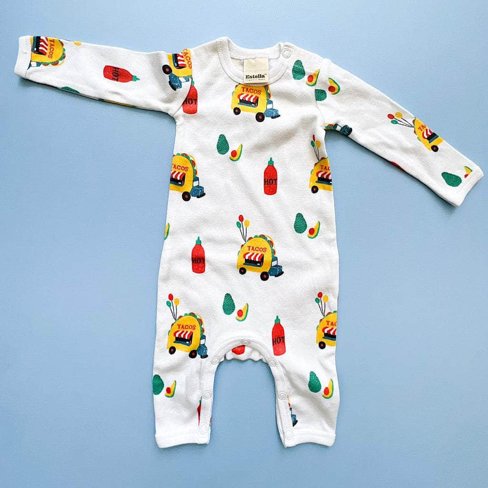 Organic Baby One-Piece - Taco Truck - {{variant_option_1}}