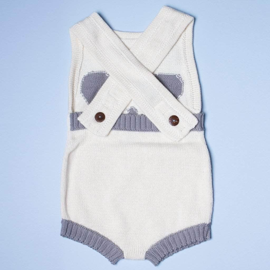 Estella Knitted Onesie Elephant Knitted Bodysuit