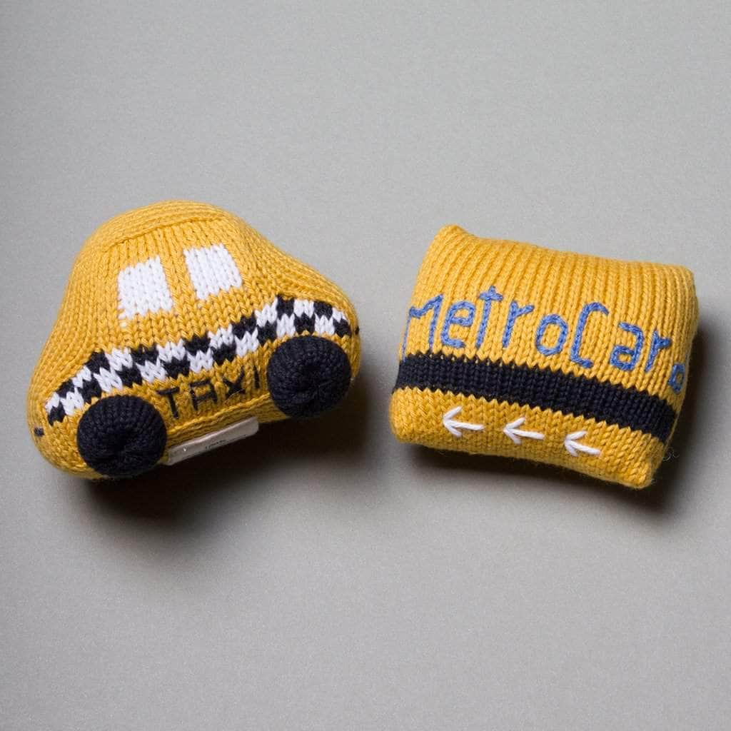 Estella NYC Gifts Taxi & Metrocard NYC Icons Rattle Set